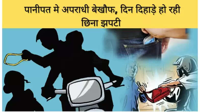 Crime: पानीपत मे अपराधी बेखौफ, सनैचरों ने फिर बनाया 2 को शिकार  Criminals Fearless in panipat, sanchars again made 2 victims