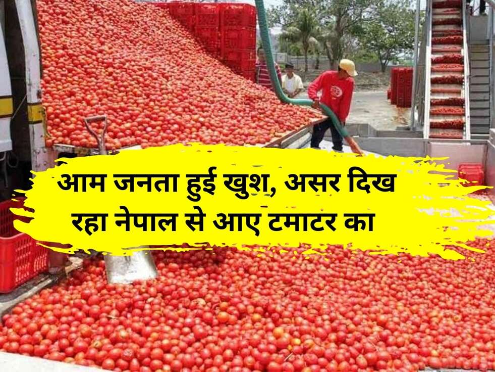 Tomato Price: आम जनता हुई खुश, असर दिख रहा नेपाल से आए टमाटर का&nbsp;