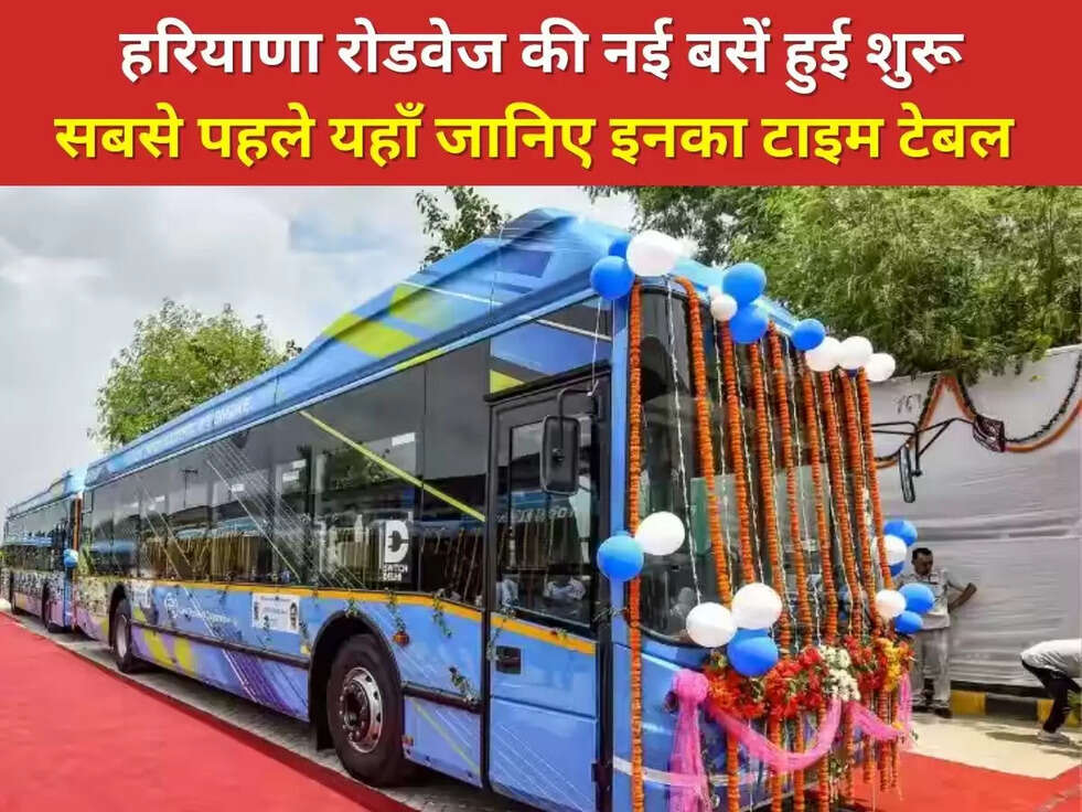 Haryana Roadways Time Table: हरियाणा रोडवेज की नई बसें हुई शुरू, सबसे पहले यहाँ जानिए इनका टाइम टेबल&nbsp;