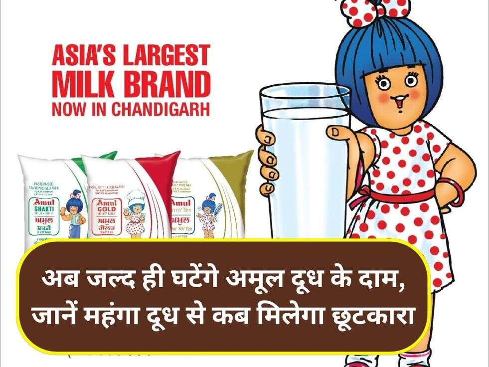 अब जल्द ही घटेंगे अमूल दूध के दाम, जानें महंगा दूध से कब मिलेगा छूटकारा