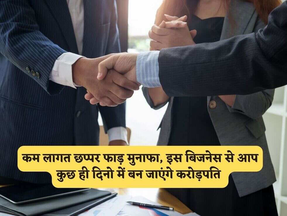 Business Tips : कम लागत छप्पर फाड़ मुनाफा, इस बिजनेस से आप कुछ ही दिनो में बन जाएंगे करोड़पति&nbsp;