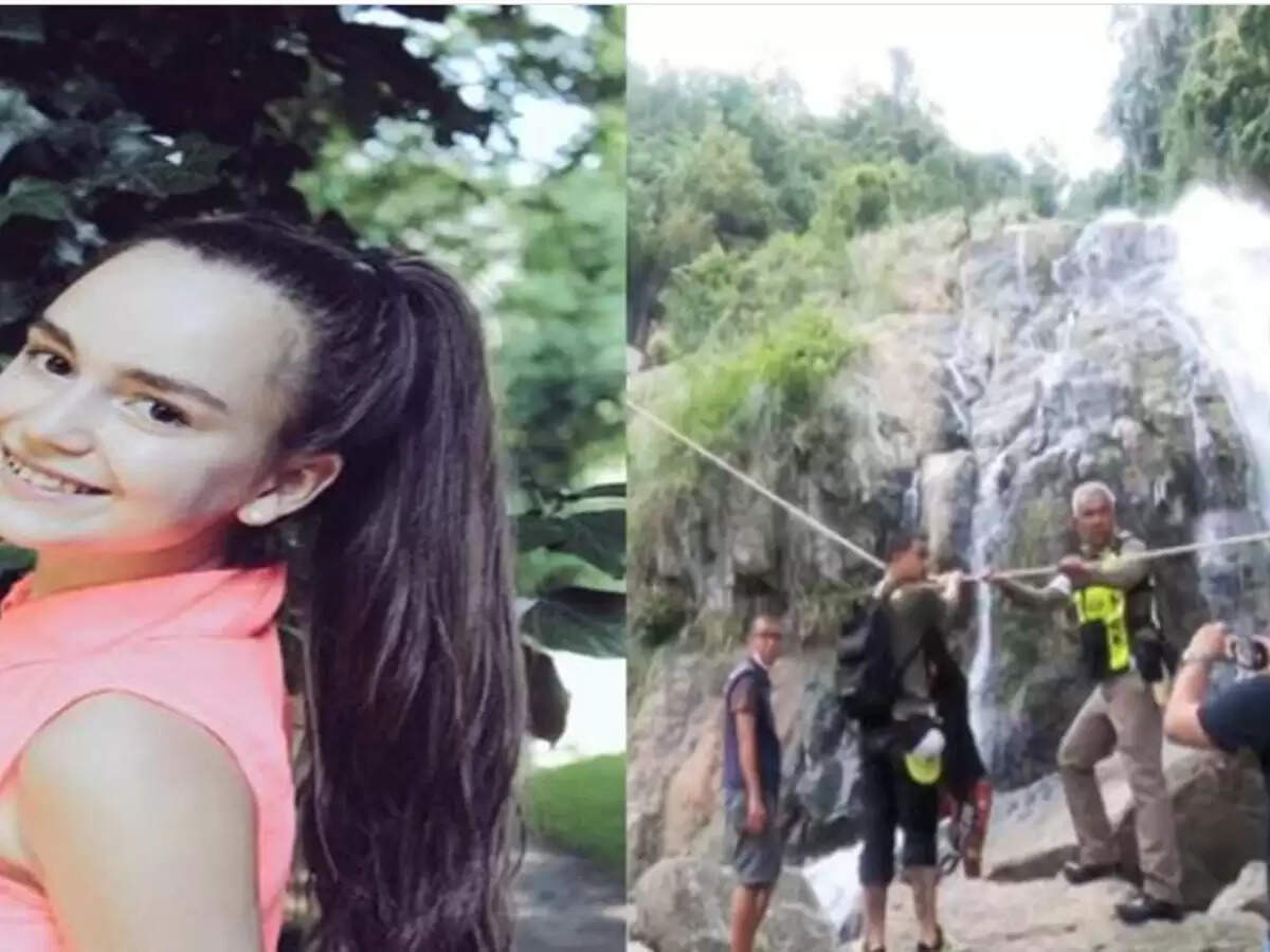 खूबसूरत झरने पर सेल्फी ले रही थे लड़की, पैर फिसलने से हुआ हादसा