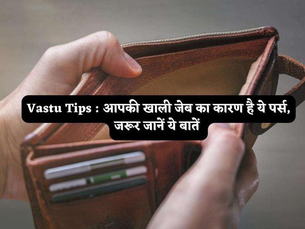 Vastu Tips : आपकी खाली जेब का कारण है ये पर्स, जरूर जानें ये बातें 
