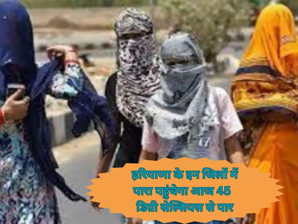 Haryana Weather: हरियाणा के इन जिलों में पारा पहुंचेगा आज 45  डिग्री सेल्सियस से पार, अभी कर ले चेक..