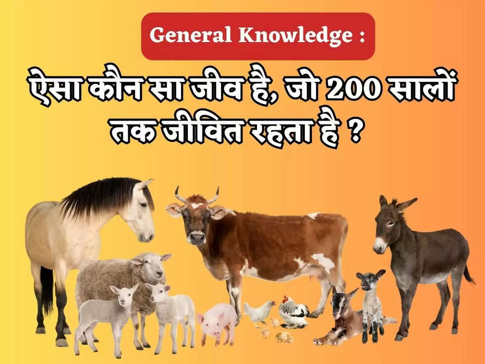 ऐसा कौन सा जीव है, जो 200 सालों तक जीवित रहता है ? 