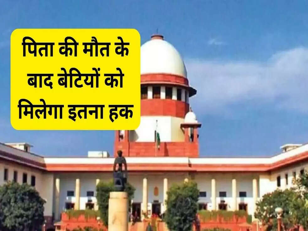 Supreme Court Order: पिता की मौत के बाद बेटियों को मिलेगा इतना हक, Sc का बड़ा फैसला&nbsp;