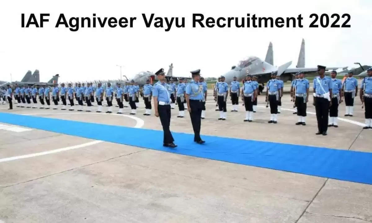 IAF Agniveer vayu Recruitment 2022