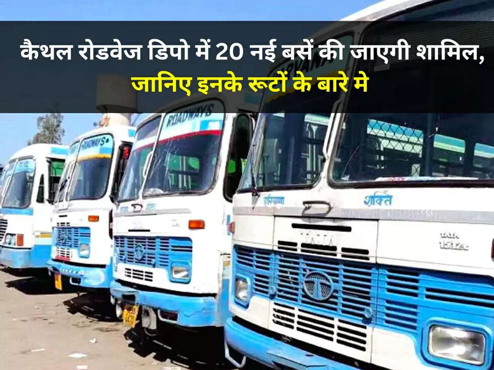 Haryana Roadways: कैथल रोडवेज डिपो में 20 नई बसें की जाएगी शामिल, जानिए इनके रूटों के बारे मे&nbsp;