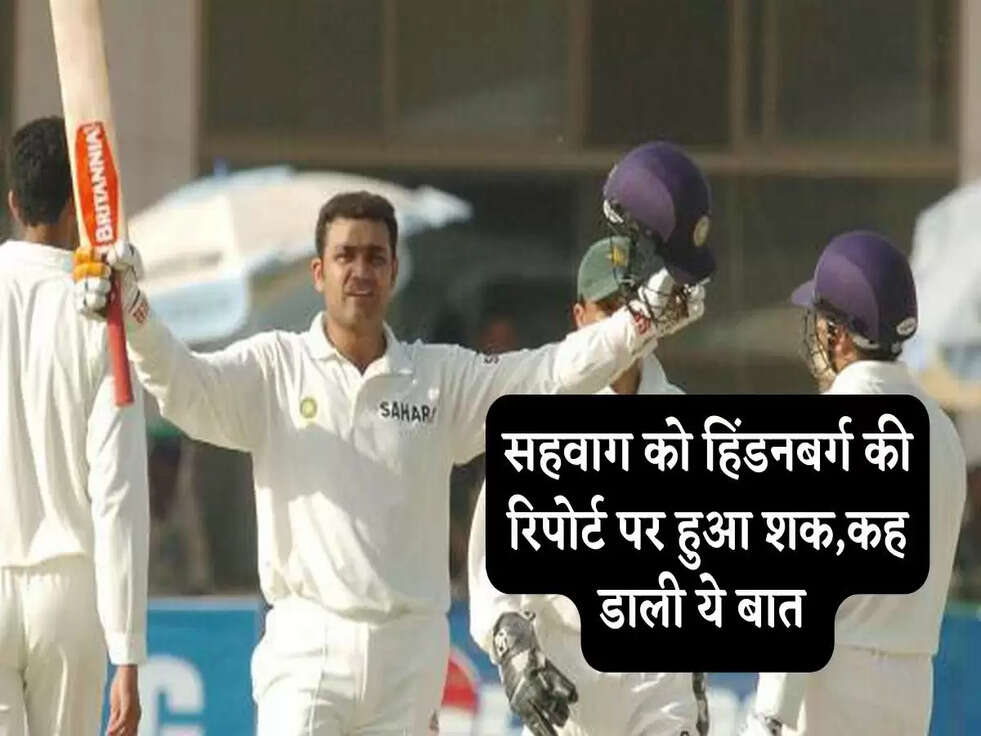 Adani Row: सहवाग को हिंडनबर्ग की रिपोर्ट पर हुआ शक,कह डाली ये बात&nbsp;