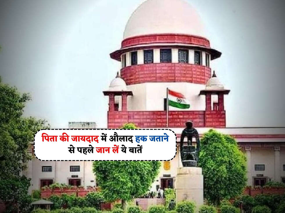 Supreme Court : पिता की जायदाद में औलाद हक जताने से पहले जान लें ये बातें, कोर्ट ने किया ऐलान&nbsp;