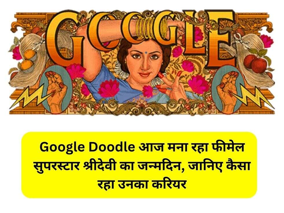 google doodle sridevi