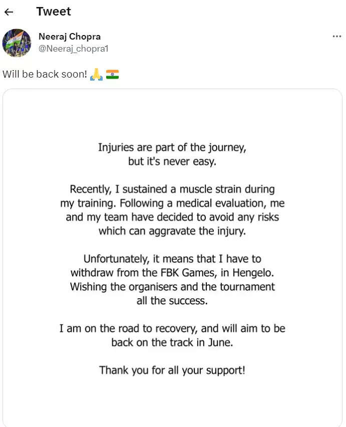 neeraj chopra athlete