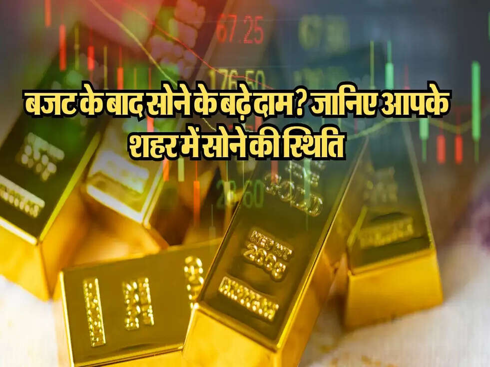 Gold Price: बजट के बाद सोने के बढ़े दाम? जानिए आपके शहर में सोने की स्थिति