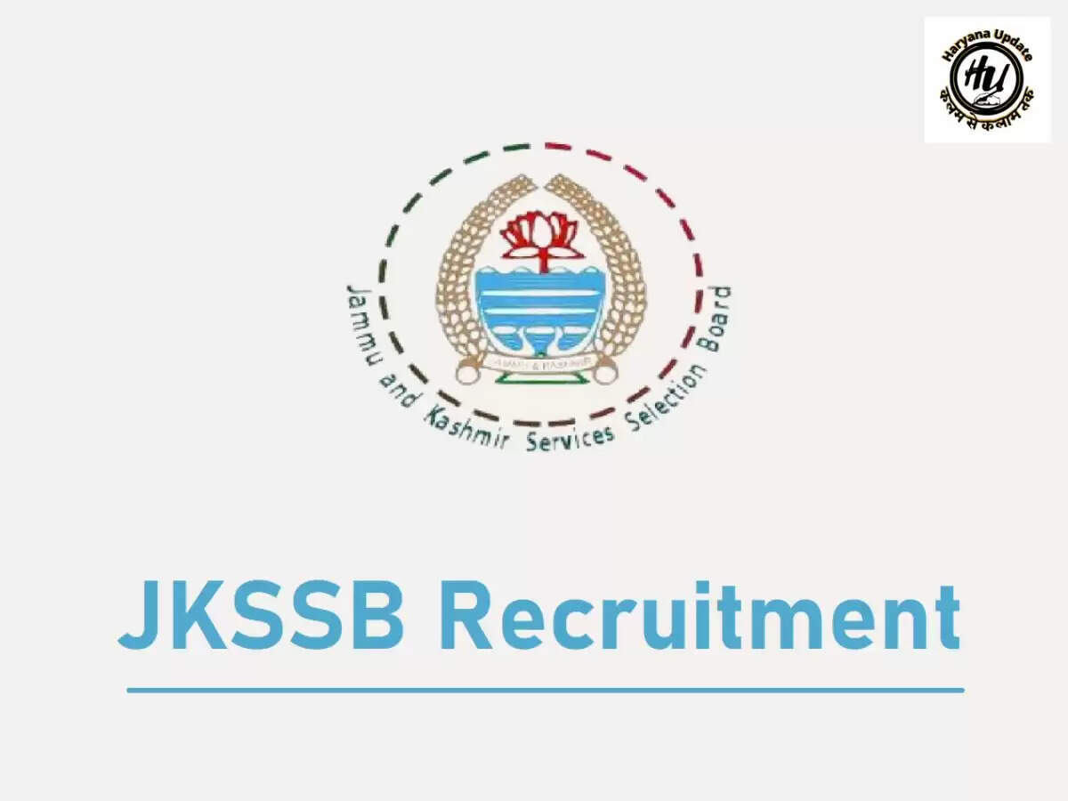 JKSSB Requirement 2022