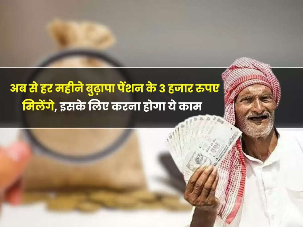 हरियाणा में बुजुर्गों को मिली खुशखबरी, अब से हर महीने बुढ़ापा पेंशन के 3 हजार रुपए मिलेंगे, इसके लिए करना होगा ये काम&nbsp;