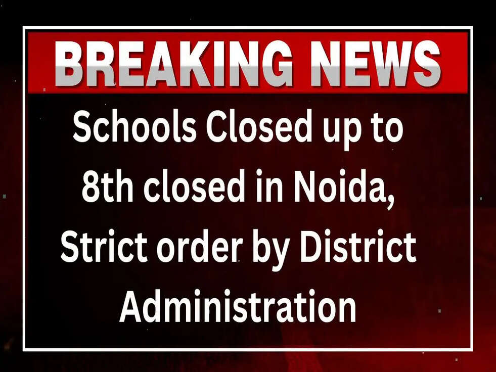 Schools Closed up to 8th closed in Noida, order issued due to severe cold