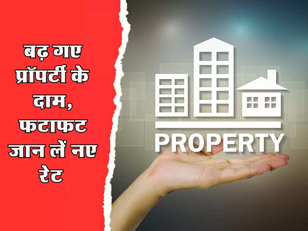 Property Rates : बढ़ गए प्रॉपर्टी के दाम, फटाफट जान लें नए रेट 