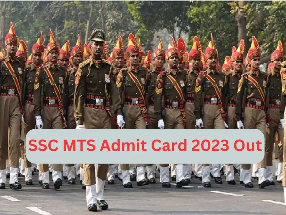 SSC MTS Admit Card 2023 Out: