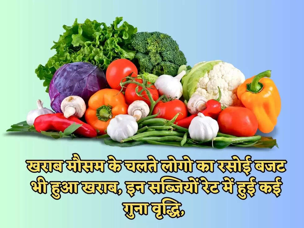 मंडी भाव : खराब मौसम के चलते लोगो का रसोई बजट भी हुआ खराब, इन सब्जियों रेट में हुई&nbsp;कई गुना वृद्धि, जाने आज का मंडी भाव&nbsp;