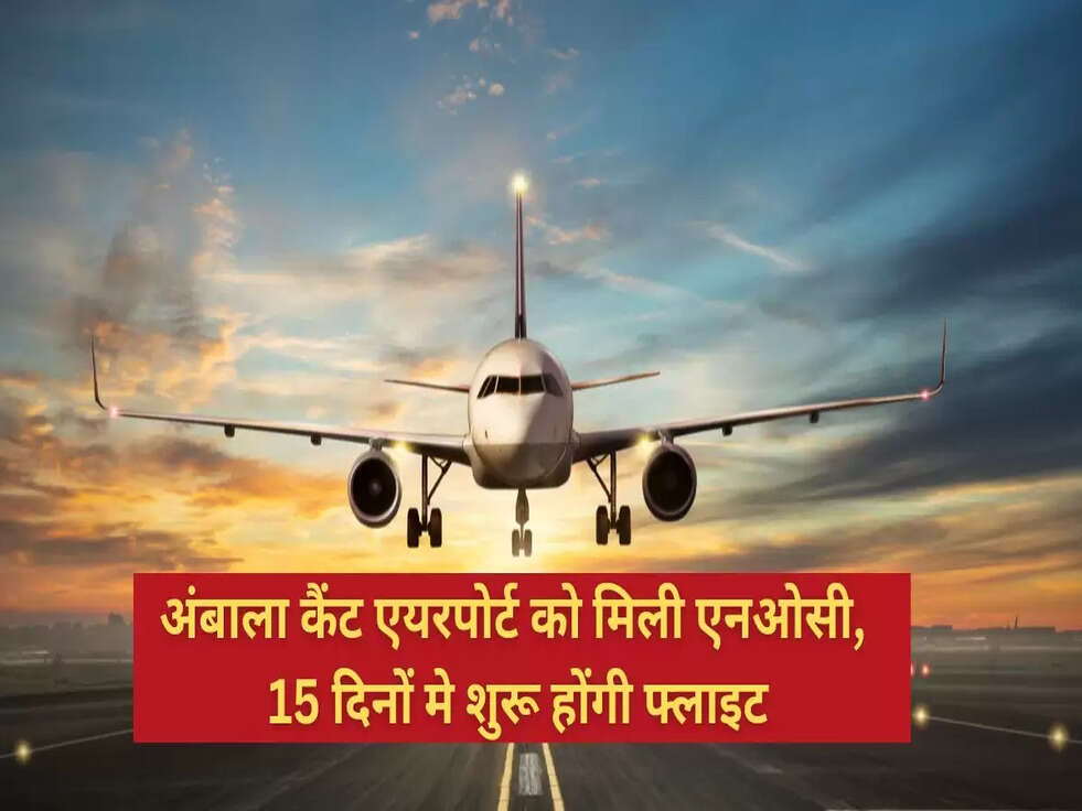 ambala domestic airport gets noc