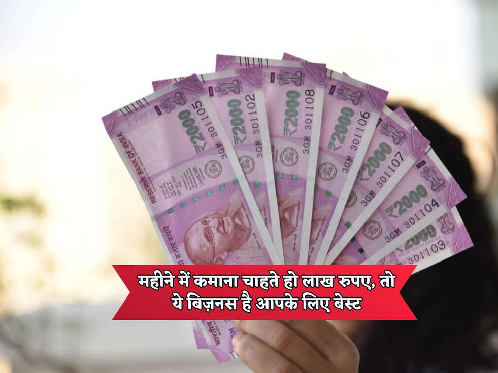 Business Idea : महीने में कमाना चाहते हो लाख रुपए, तो ये बिज़नस है आपके लिए बेस्ट&nbsp;