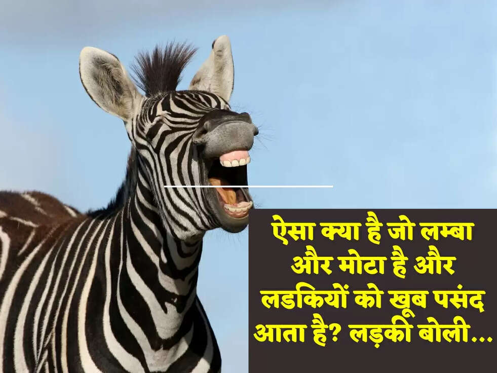 ऐसा क्या है&nbsp;जो लम्बा और मोटा है और लडकियों को खूब पसंद आता है? लड़की बोली...