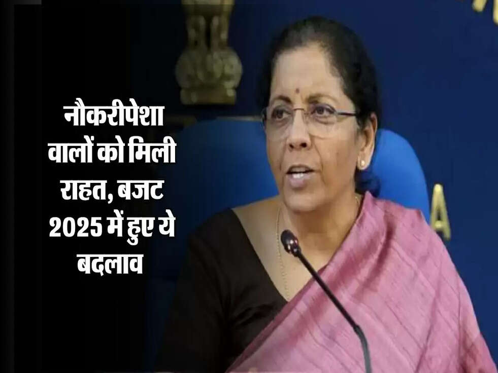 Income Tax : नौकरीपेशा वालों को मिली राहत, बजट 2025 में हुए ये बदलाव 