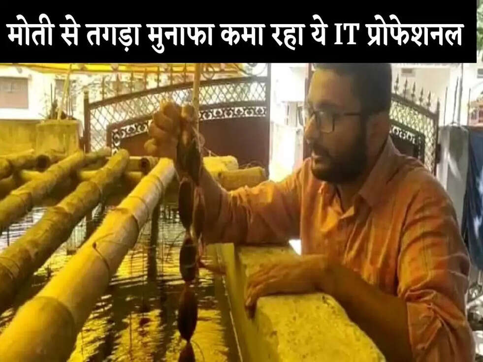 Success Story:&nbsp;मोती की खेती से तगड़ा मुनाफा कमा रहा ये IT प्रोफेशनल, जानें तरीका