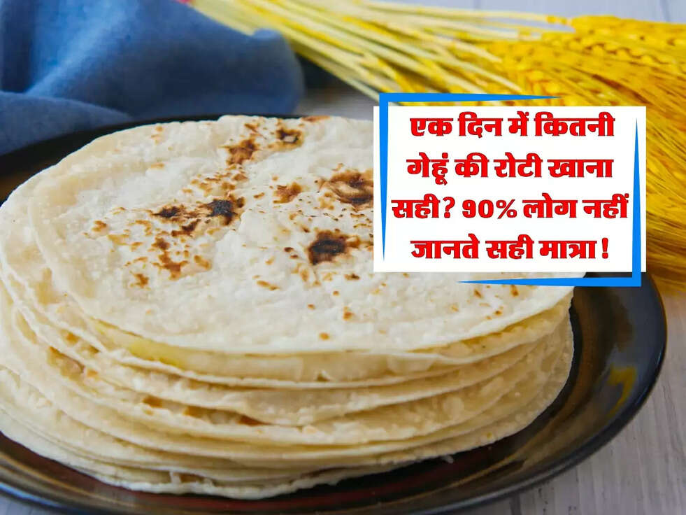 ROTI: एक दिन में कितनी गेहूं की रोटी खाना सही? 90% लोग नहीं जानते सही मात्रा!