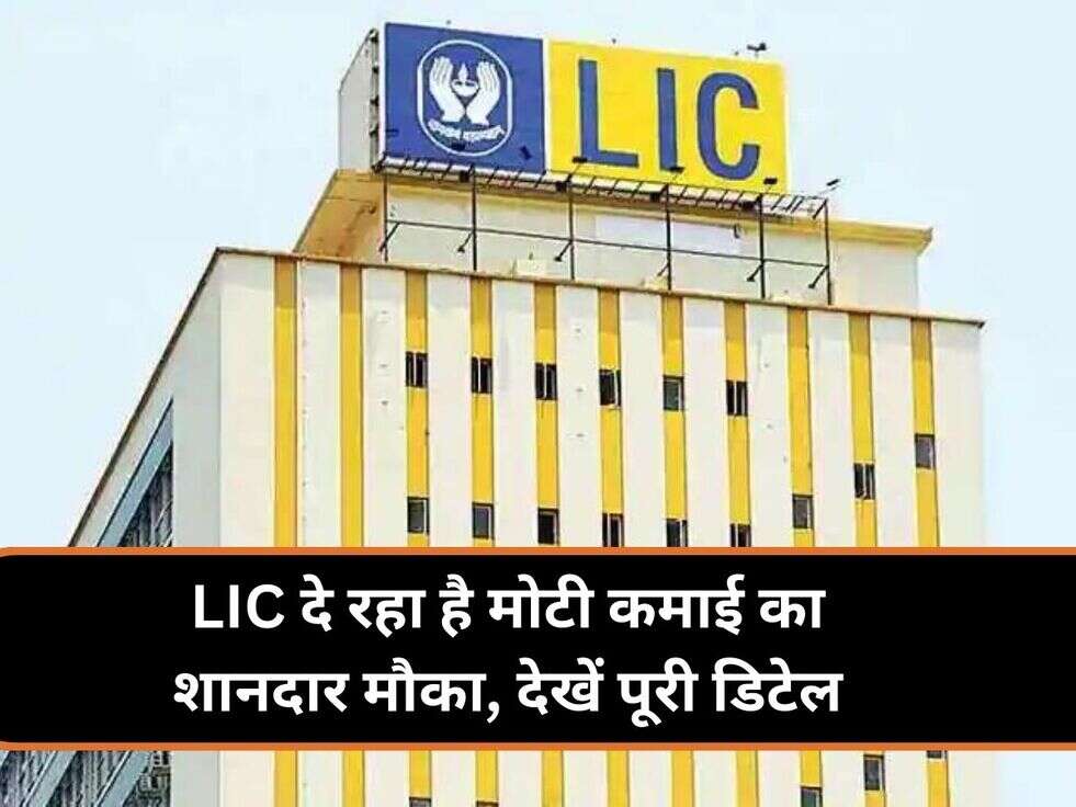 LIC दे रहा है मोटी कमाई का शानदार मौका, देखें पूरी डिटेल