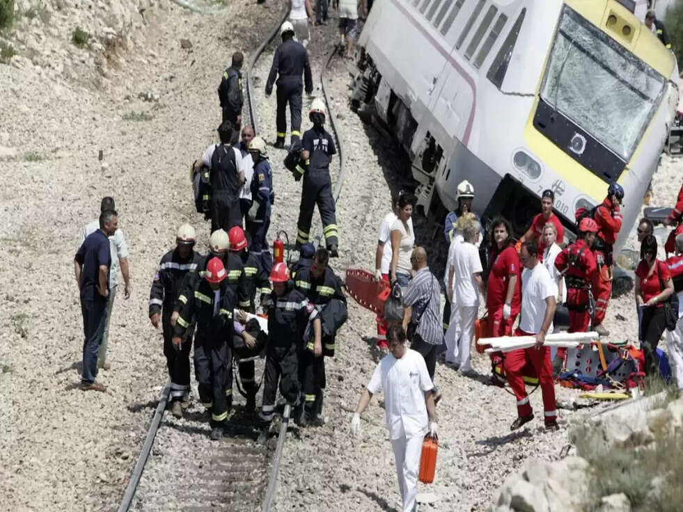 Trains Collide In Croatia