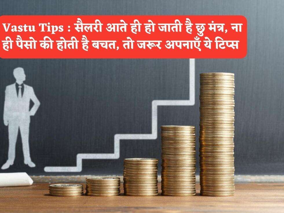 Vastu Tips : सैलरी आते ही हो जाती है छु मंत्र, ना ही पैसो की होती है बचत, तो जरूर अपनाएँ ये टिप्स&nbsp;