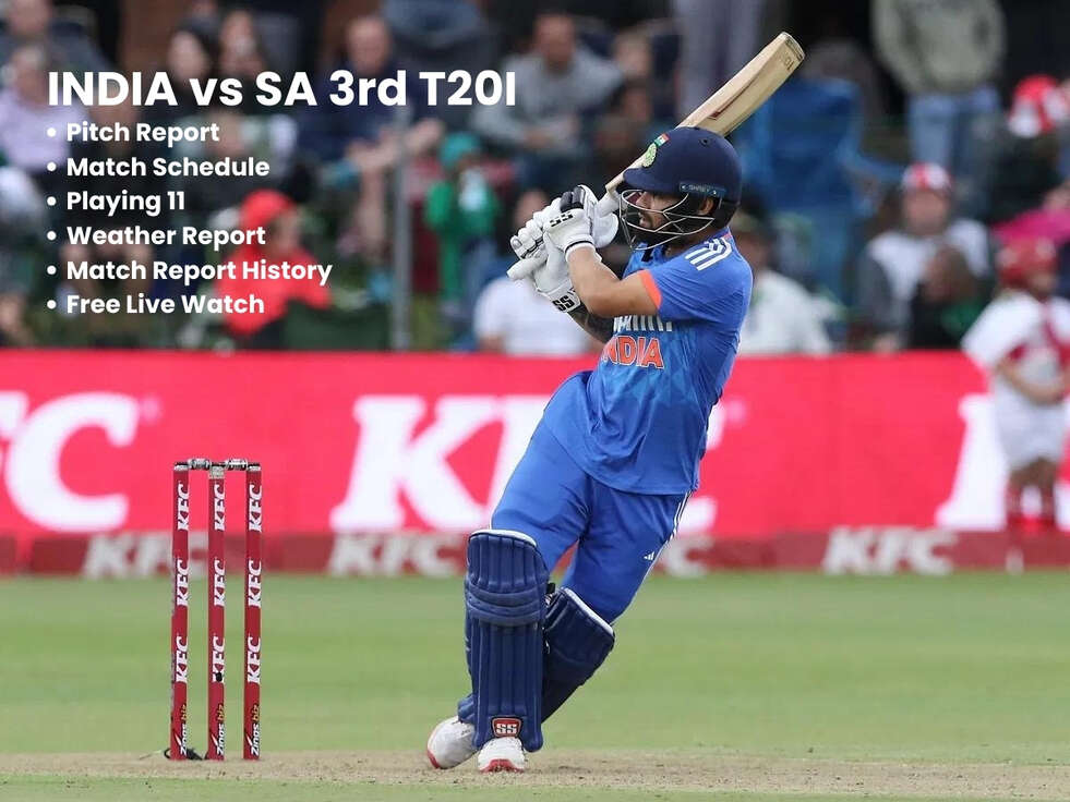 ind vs sa 3rd t20i, pitch report, schedule, live streaming, weather