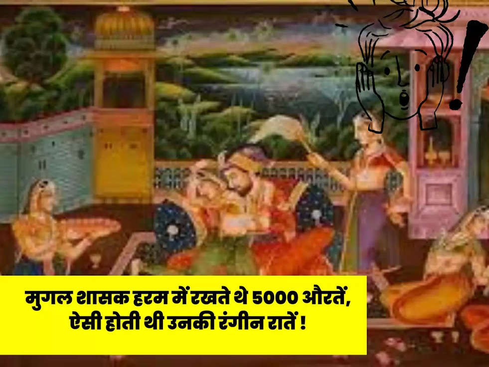मुगल शासक हरम में रखते थे 5000 औरतें, ऐसी होती थी उनकी रंगीन रातें !