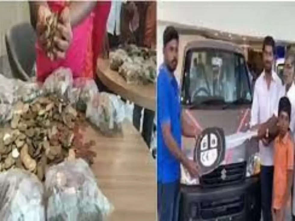 A man reached the showroom to buy a car worth 6 lakhs with a lot of coins of 10 rupees