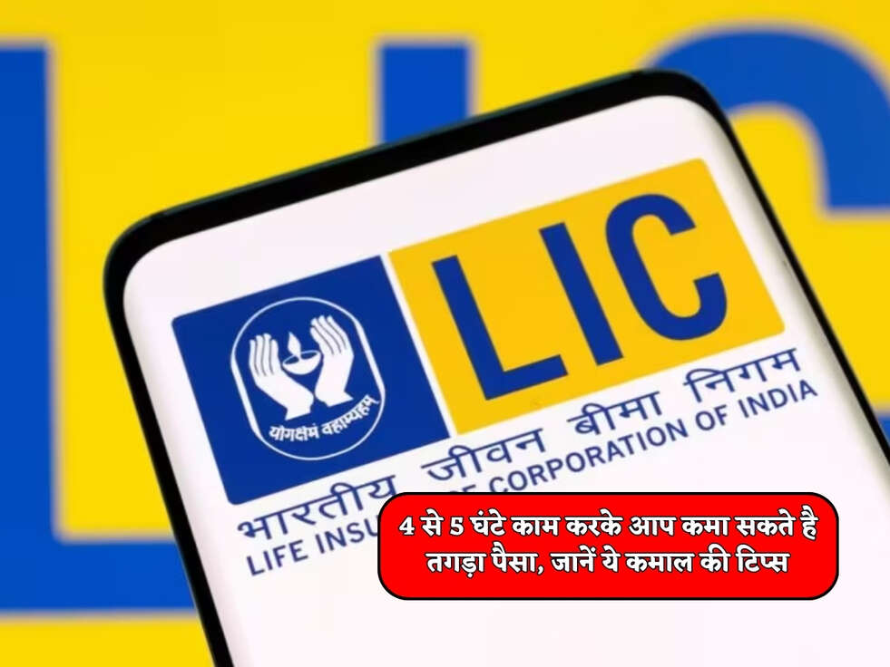 LIC Scheme : 4 से 5 घंटे काम करके आप कमा सकते है तगड़ा पैसा, जानें ये कमाल की टिप्स&nbsp;