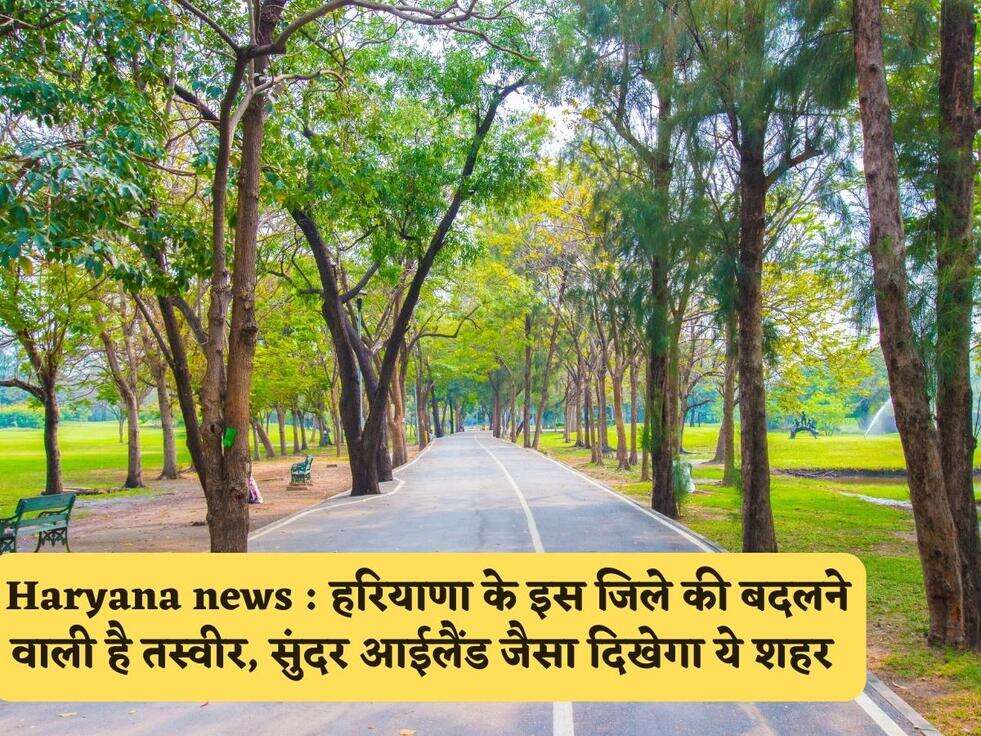 Haryana news : हरियाणा के इस जिले की बदलने वाली है तस्वीर, सुंदर&nbsp;आईलैंड जैसा दिखेगा ये शहर  