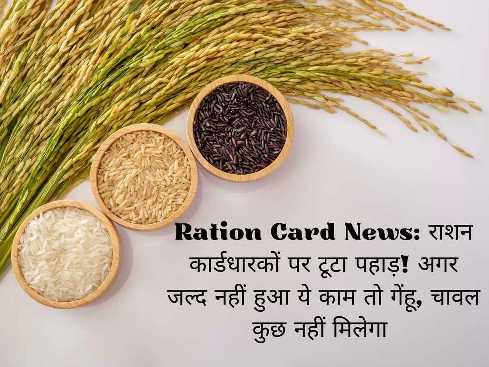 Ration Card News: राशन कार्डधारकों पर टूटा पहाड़! अगर जल्द नहीं हुआ ये काम तो गेंहू, चावल कुछ नहीं मिलेगा&nbsp;