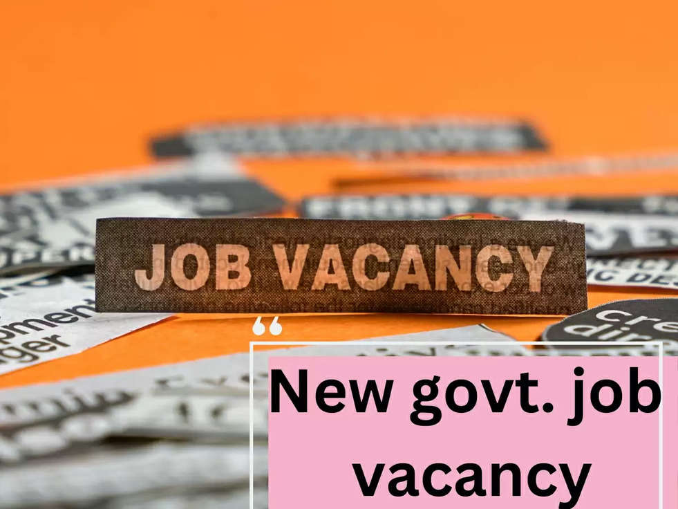 (New govt. job vacancy)