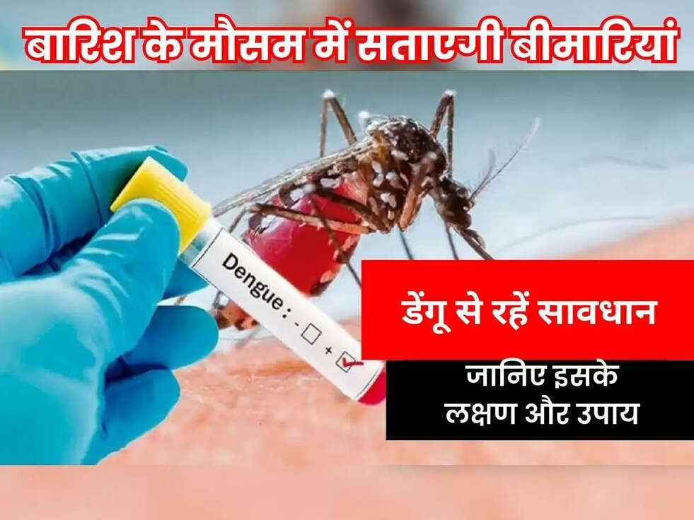 Dengue Attack: बारिश के मौसम में सताएगी बीमारियां, डेंगू से रहें सावधान, जानिए इसके लक्षण और उपाय