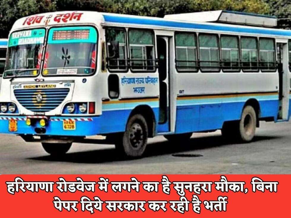 Haryana Roadways : हरियाणा रोडवेज में लगने का है सुनहरा मौका, बिना पेपर दिये सरकार कर रही है भर्ती&nbsp;