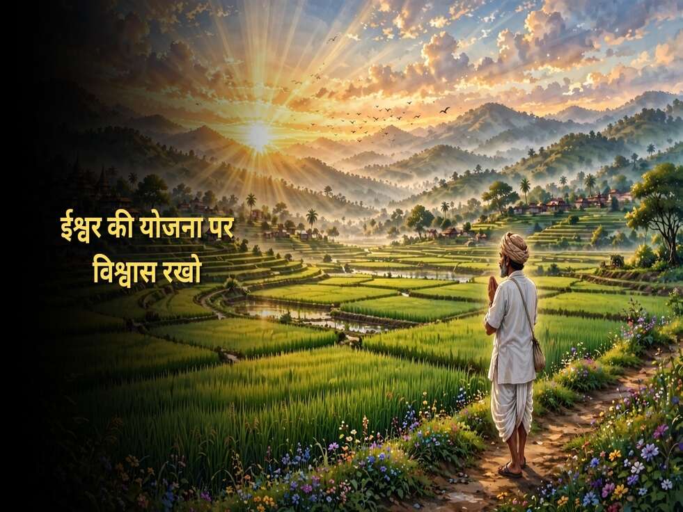 ईश्वर की योजना पर विश्वास god plan