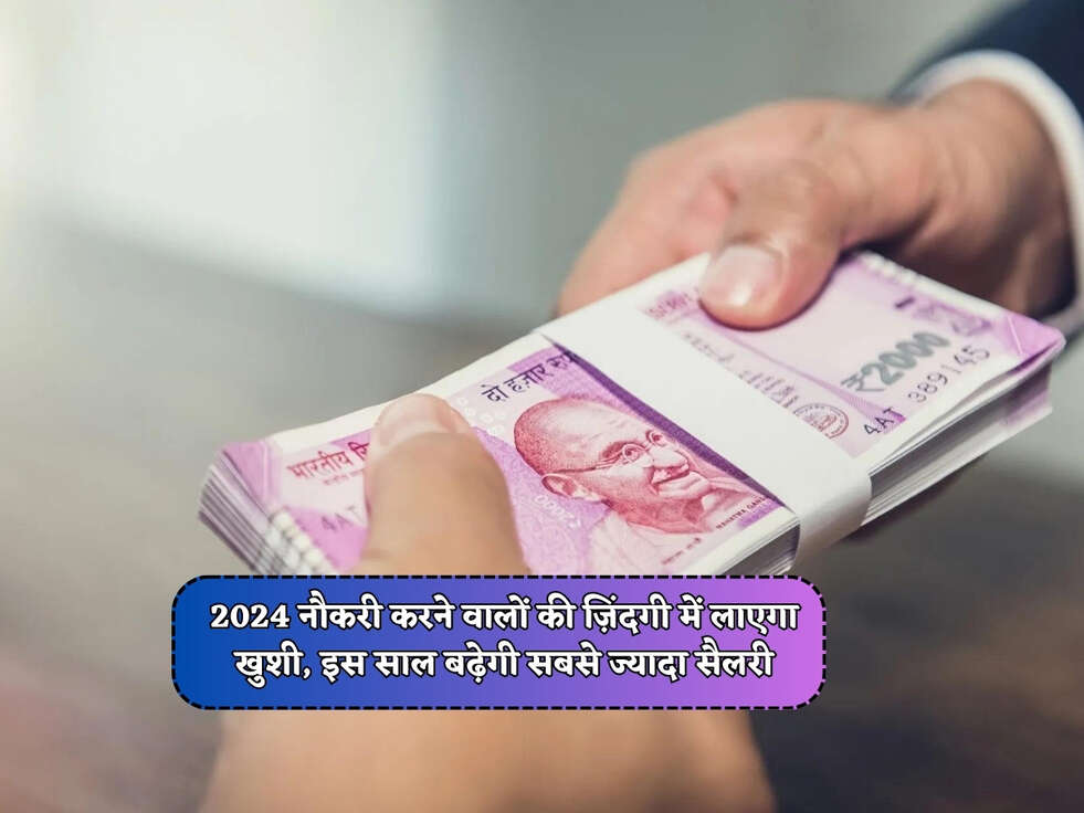 Salary Hike : 2024 नौकरी करने वालों की ज़िंदगी में लाएगा खुशी, इस साल बढ़ेगी सबसे ज्यादा सैलरी&nbsp;