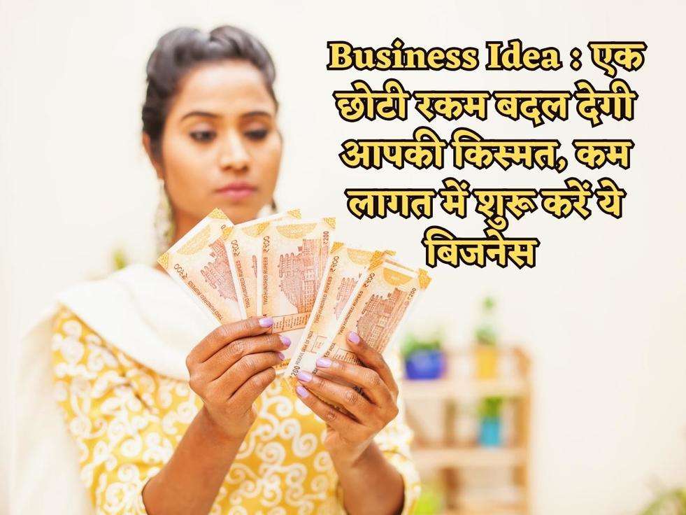 Business Idea : एक छोटी रकम बदल देगी आपकी किस्मत, कम लागत में शुरू करें ये बिजनेस 