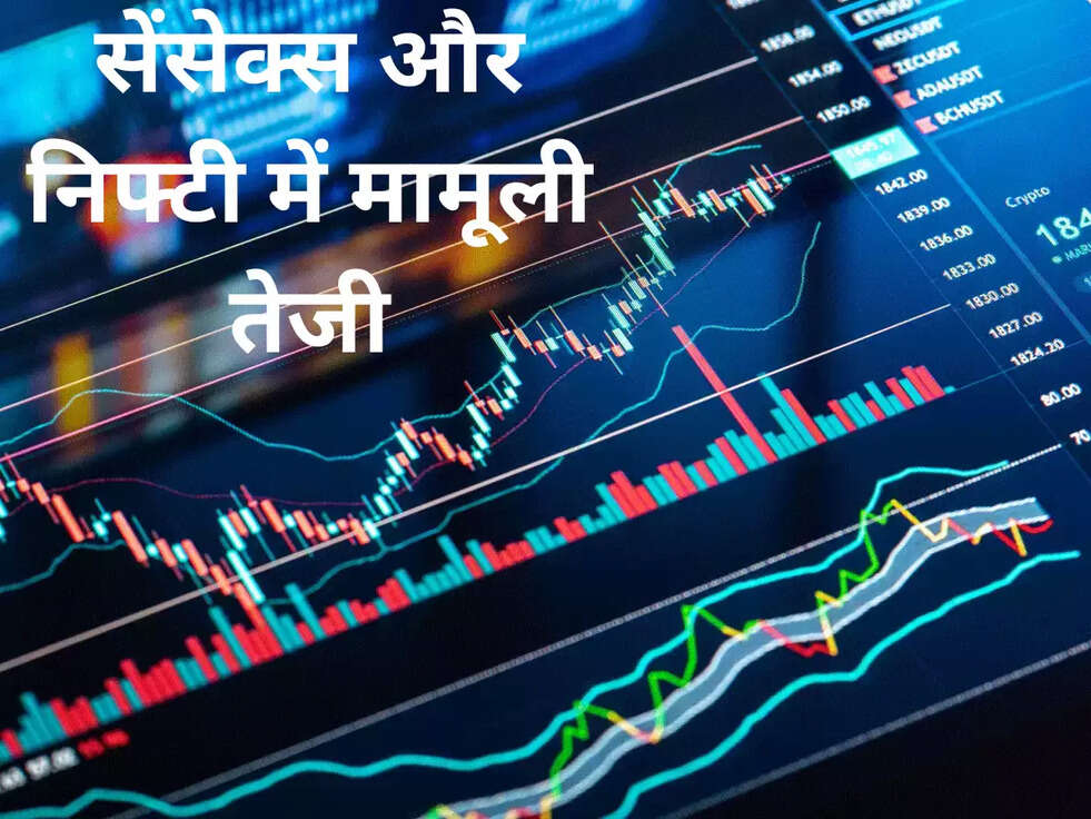 सेंसेक्स और निफ्टी में मामूली तेजी