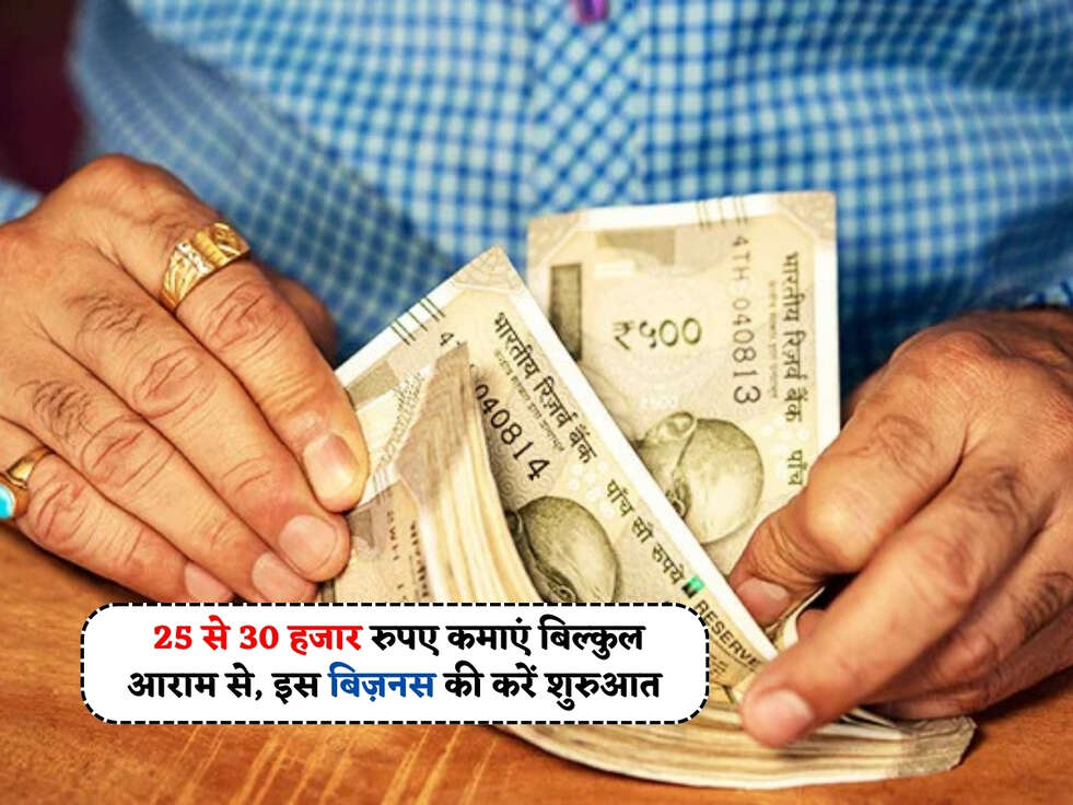 Business Idea : 25 से 30 हजार रुपए कमाएं बिल्कुल आराम से, इस बिज़नस की करें शुरुआत&nbsp;