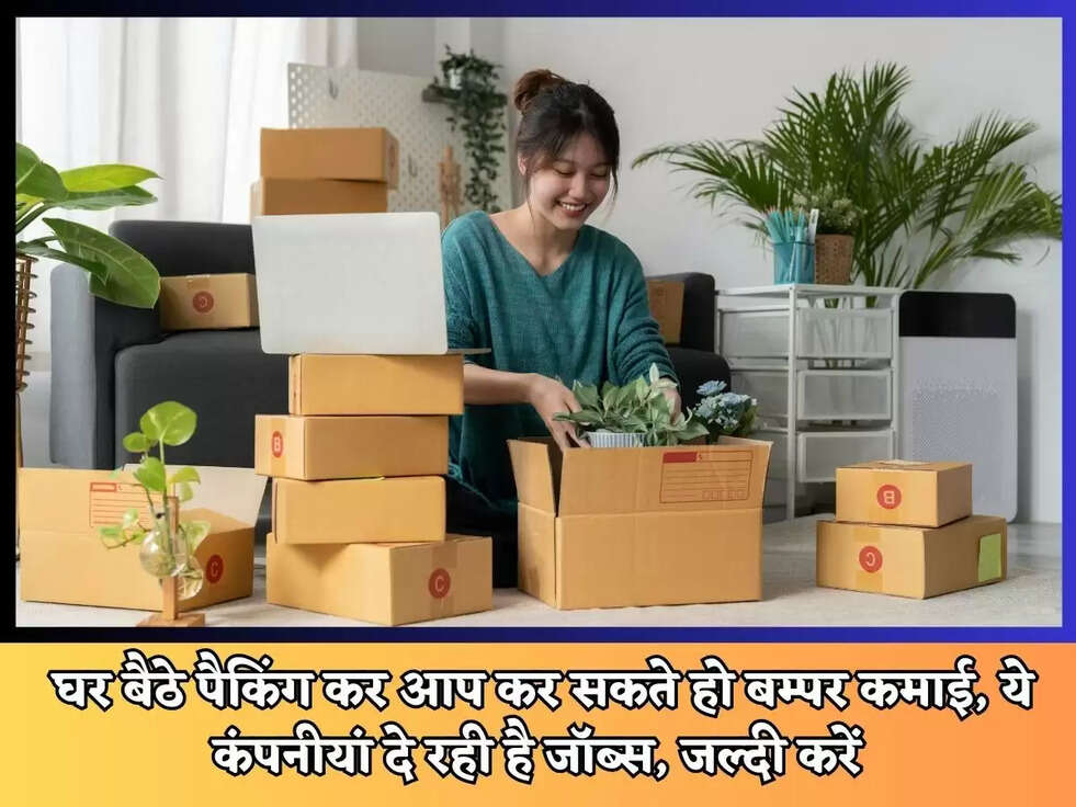 घर बैठे पैकिंग कर आप कर सकते हो बम्पर कमाई, ये कंपनीयां दे रही है जॉब्स, जल्दी करें 