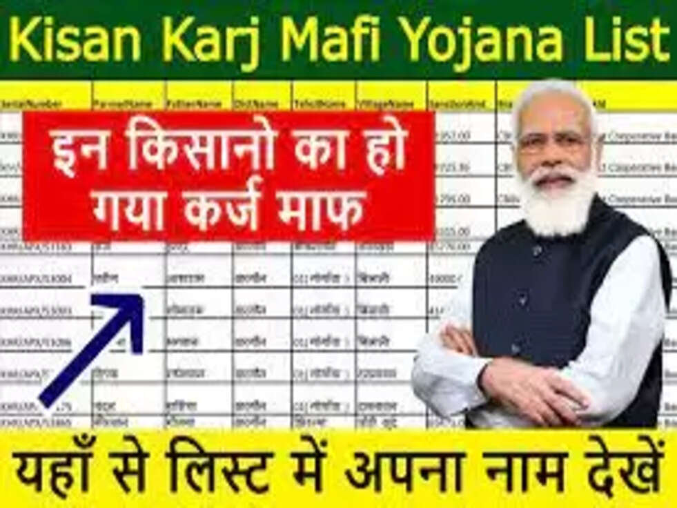 Kisan Karj Mafi Yojana List 2023
