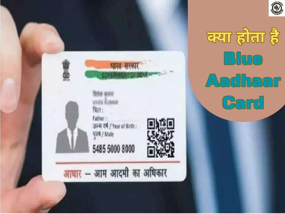क्या होता है Blue Aadhaar Card
