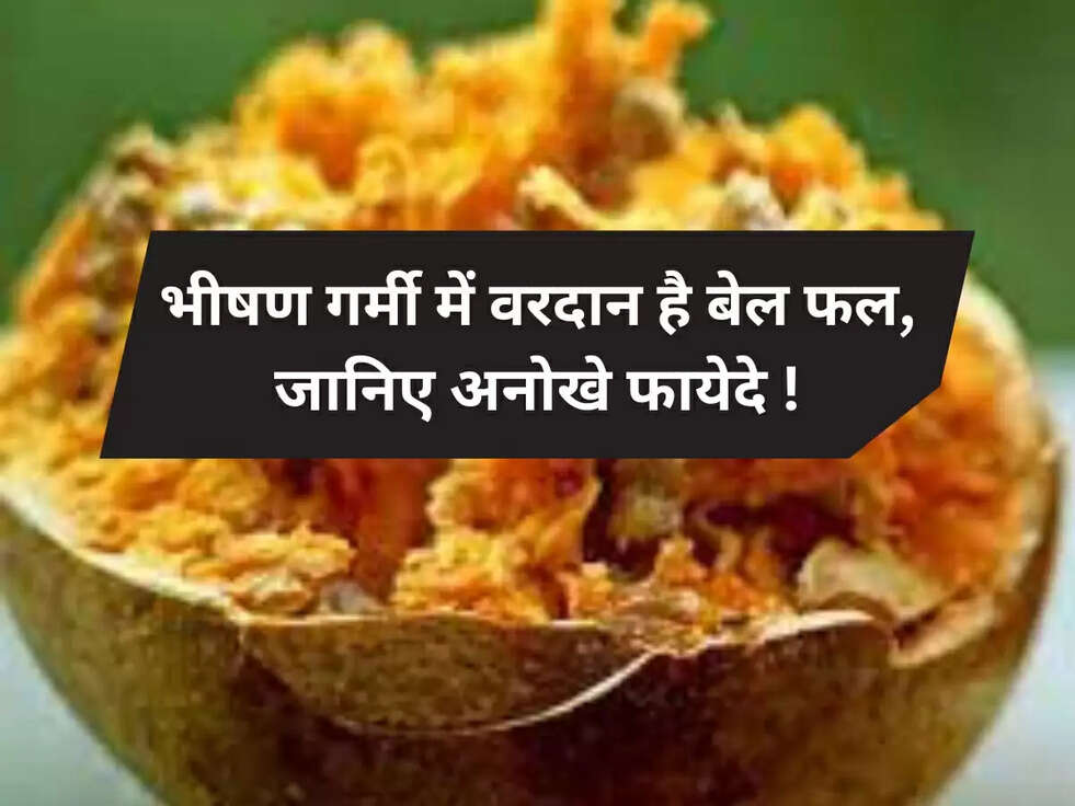 भीषण गर्मी में वरदान है बेल फल, जानिए अनोखे फायेदे !